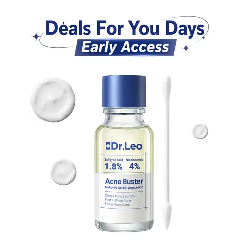 Dr.Leo Drying Lotion 20ml | Acne Treatment | Shrinks Pimples in 24H & Fades Marks in 7 Days | 1.8% Encapsulated Salicylic Acid, 4% Niacinamide & 10% Sulfur #SohoChic