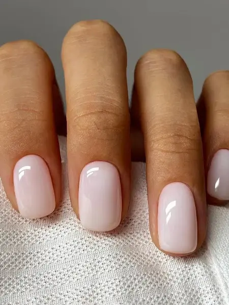 Milky White Press On Nails | CurvLife Nail | 30Pcs | Glossy Natural Finish | Easy Apply, Comfortable & Durable | Daily, Business & Elegant Nail Art | Summervibes