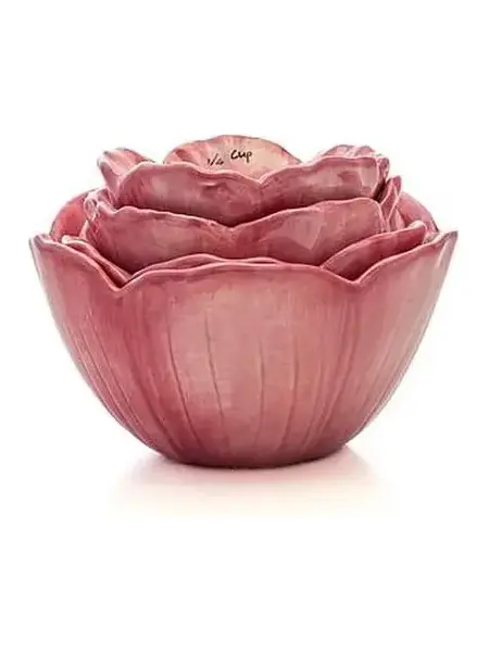 10 Strawberry Street Peony Measuring Cups - Set of 4