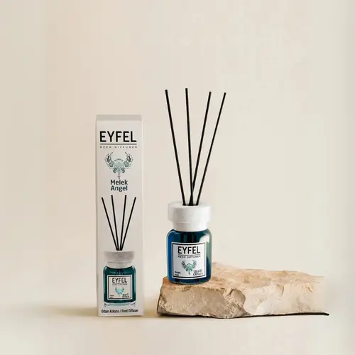 Eyfel Oil-Based Aromatherapy Reed Diffuser Bottle - 4 oz Liquid Home Fragrance Decor Freshener, Strawberry & Original Citrusy Notes, Strong Room-Filling Scent, Elegant Design for Rooms & Linens, 36-Month Shelf Life, 0-500 ml Capable, All Seasons Use, Arom