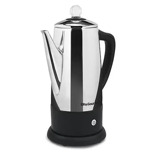 Elite Gourmet Stainless Steel 12 Cup Percolator EC812