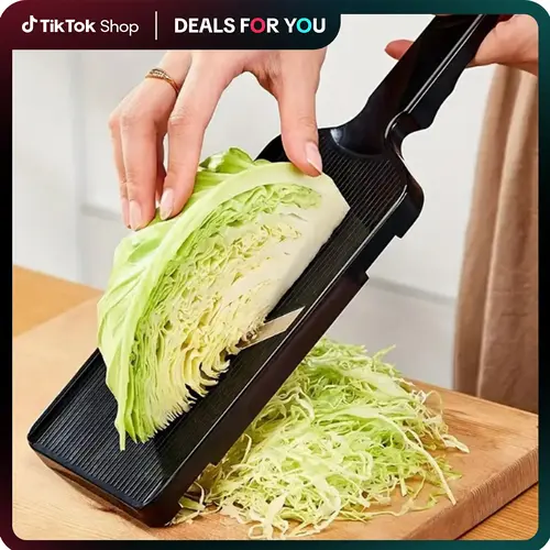 Stainless Steel Multifunctional Vegetable Cutter - Cabbage Grater, Vegetable Cutting Slicer for Kimchi, Salads, Home Kitchen Cooking Utensils & Gadgets