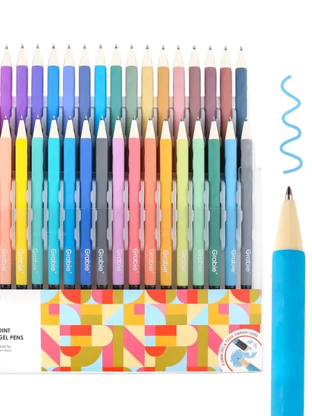 Grabie Erasable Gel Pen Set, Back to School, Medium Point Pens with Eraser for Everyday Use & Educational Purposes, for planner, students, teachers, nurses and artists, magical pen, Class Reward Gift Idea, School Supplies