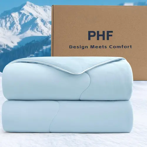PHF Cooling Comforter King Size, EcoCosy Breathable Cooling Blanket for Hot Sleepers, Soft Lightweight Q-Max>0.52 Summer Silky Comforter for Night Sweats to Keep Cool Super Fluffy Duvet Duvet Insert,back to school,back to school shopping,home decor,sohoch