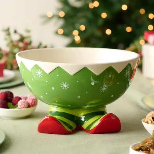 Temp-tations Seasonal Footed 2.5-qt Serving Bowl
