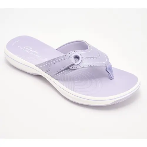 Clarks Cloudsteppers Thong Sandals - Breeze Reyna