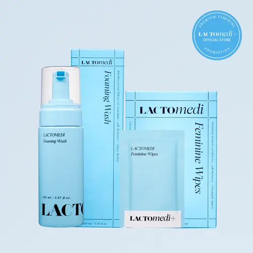 Foaming Wash & Feminine Wipes - Daily Nourishing Gentle Intimate Cleanser