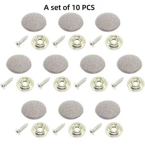 30PCS Clamp-Type Rivet Fixers with Maintenance Buttons - Automotive Replacement Fasteners, Car Accessories, Auto Parts Accessories, Durable Plastic, Easy Snap-On Install, for Car Roof Clamps & Interior Cloth Repair