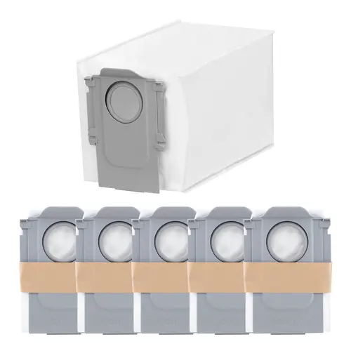Roborock 6-Pack Disposable Dust Bags Replacement Parts for Qrevo Series, QV 35S, QV 35A, QrevoS, S8MaxV Ultra, S8Max Ultra, QrevoMaxV, QrevoPro, Curv, CurvS5X, Edge, Saros10 Series, Slim, EdgeS5A Robot Vacuum,sohochic