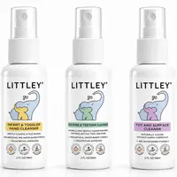 Littley introductory sample pack | 2oz pacifier & teether cleaner, hand cleanser, toy & surface cleaner spray | baby essentials 3-pack Nursery Newborn