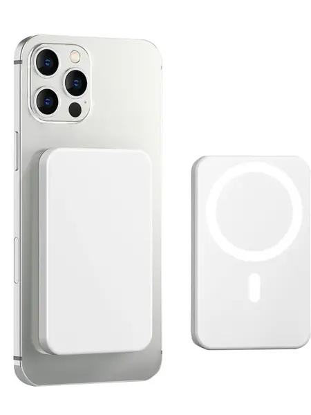 5000mAh Magnetic Power Bank - MagSafe-Compatible Wireless Portable Charger, Compact EDC Gear for iPhone 12-17 Series, Smartphone Charger Ideal for Travel, College Dorm Shopping, Magnetic Cases, Gifts for Him, Everyday Carry Accessories,sohochic