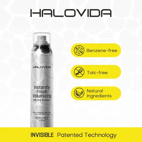 HALOVIDA INSTANT FRESH VOLUME BOOST HAIR DRY SHAMPOO 5.07 FL.OZ. Natural Cleanser, Absorbs Oil,Clean,Invisible & Quick-Dispersing summerwins,DealsForYouDays