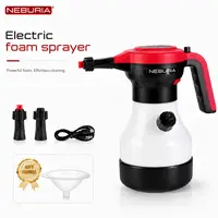 【toolupgrade】NEBURIA Electric Foam Sprayer,Rechargeable High Pressure Foam Cannon for Car Wash,Auto Detailing,Home,Industrial Cleaning，Smart Pressure Control Core,Ergonomic Handle,Portable Cordless Cleaner for Kitchen,Windows,Bathroom
