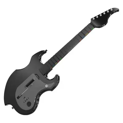 PDP Riffmaster Wireless Guitar Controller with Guitar Strap, Shoulder Strap, Rechargeable Battery, Analog Stick, Home Storage Compatibility for Fortnite Festival, Rock Band 4