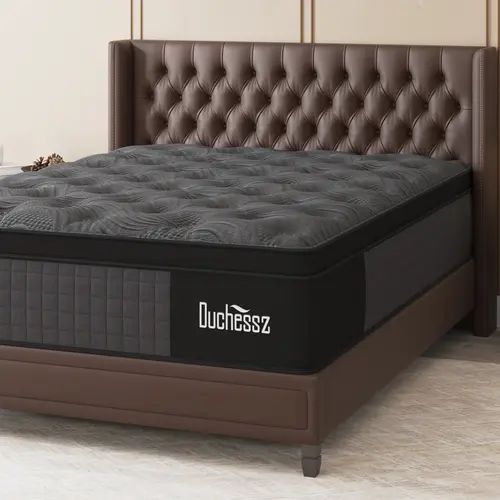 Twin Full Queen King Mattress, 10"12"14" Hybrid Mattress with Gel Memory Foam and Individually Pocket Innerspring Euro Top Mattresses Medium Firm for Motion Isolation, Edge Support, 100 Night Trial