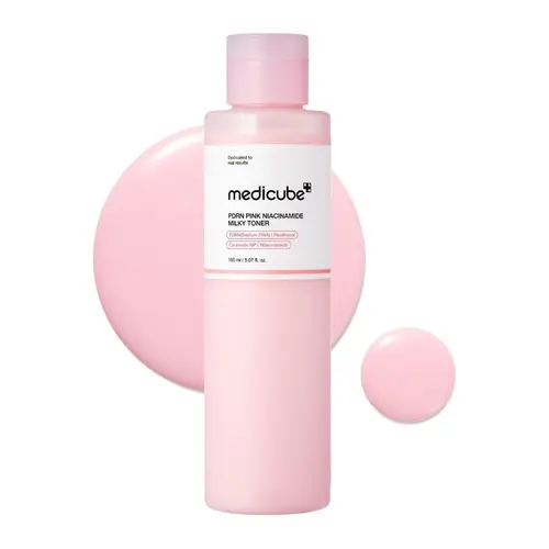 [medicube] PDRN Pink Niacinamide Milky Toner for Hydrating, Moisturizing, Soothing, Ceramide, Peptide, Glass Glow Skin, Korean Skincare