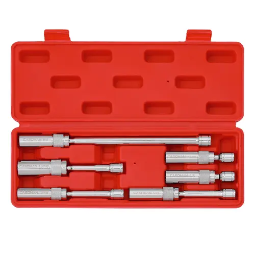 6PCS 3/8-Inch Drive Magnetic Swivel Spark Plug Socket Set, Thin Wall, Include 9/16-Inch, 5/8-Inch, 13/16-Inch, 14mm， Socket, Length: 4-Inch, 6-Inch, 11-Inch, 12-Point, CR-V,  #tool upgrade,toolupgrade