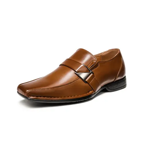 BRUNO MARC Men's Classic Slip-on Dress Loafers Shoes | Classic Square Toe Formal Business Office Wedding Party Church Prom Graduation, Men's Shoes, Leatherloafers, Academic, Casual,shoes for back to school,back to school shoes,sohochic