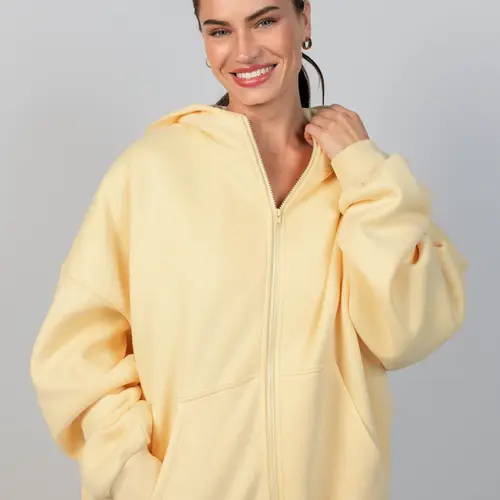 Comfrt | Pastel Zip Hoodie | Soft Pastel Zip Up Mega Sweatshirt