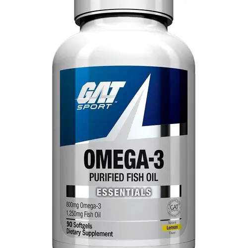 OMEGA-3 Essential Fatty Acid Nutritional Supplement, Daily Dietary Supplement for Fitness & Healthcare Support, Muscle Maintenance Aid