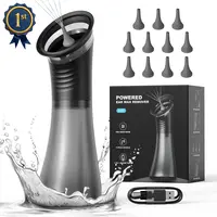Gywwn Electric Ear Cleaning Kit for Adults - Rechargeable Earwax Removal Tool with 2-in-1 Built-in Waste Tank, 4 Pressure Settings, IP67 Waterproof Rating, 3 Nozzles, Back to School Beauty & Personal Care Item, Non-Medical,sohochic sohochic