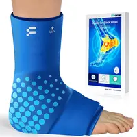 Fitomo Ankle Ice Pack Wrap Wearable icepack Ankle Brace – |Couple Theme Colors| Hot & Cold Compression Therapy with 3D Cooling Tech, Reusable Wrap for Sore Feet, Swelling & Daily Relief