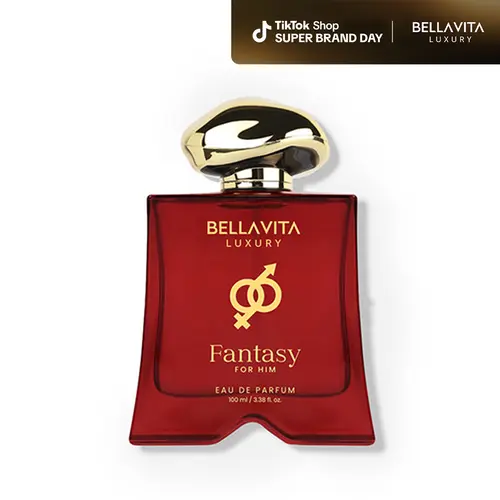 BellaVita Luxury’s Mood Collection Fantasy for Him | EDP | Apple, Cinnamon, Musk | Premium Long-Lasting Fragrance for Men | 3.38 Fl.oz