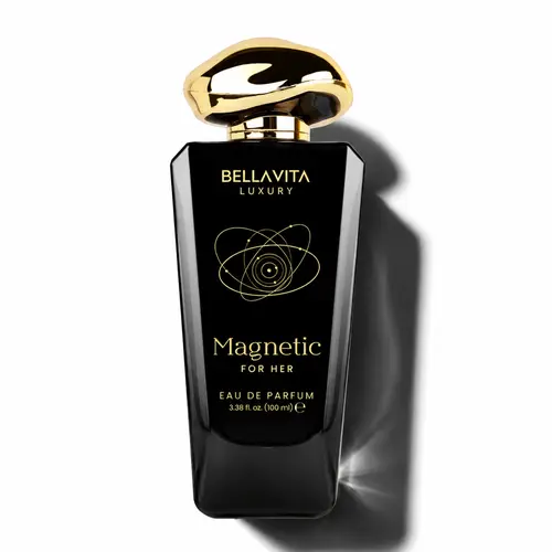 BellaVita Luxury’s Mood Collection Magnetic for Her | EDP | Cherry, Jasmine, Rose & Caramel | Premium Long-Lasting Fragrance for Women | 3.38 Fl.oz