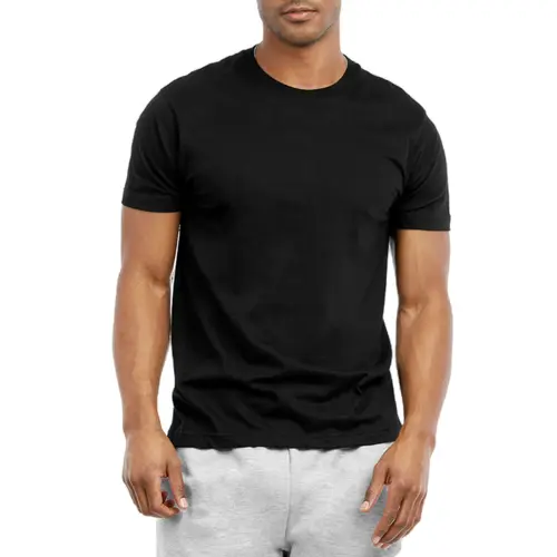 Men's Cotton T-Shirts Crew Neck Short Sleeve S-3XL Regular Big & Tall Workout Breathable Casual Athletic Sports Running Tee Top Menswear Solid