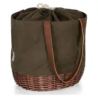 Picnic Time Coronado Canvas and Willow PicnicBasket Tote