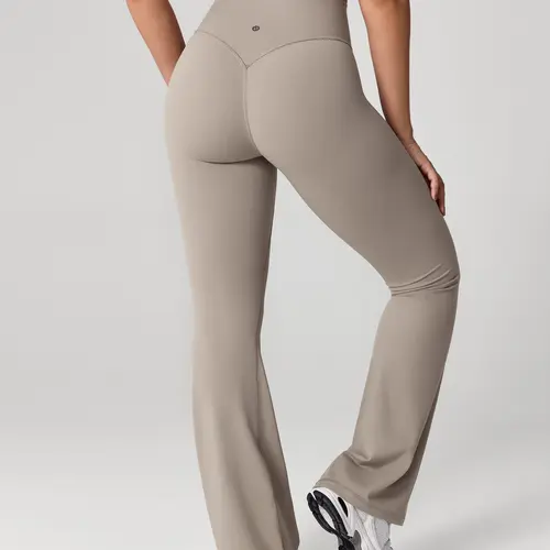 UNISSU Women's Hugcurve Flare Leggings, Buttery Soft High Waisted Gym Wear with No Front Seam & V-Seam Tummy Control (29.5"/31"/33.5"), Soft Leggings, Seamless Gym Leggings,clothes for back to school,first day of school outfits,sohochic