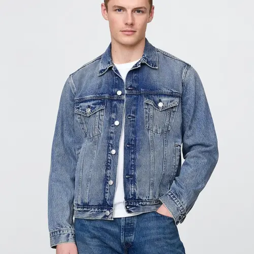 Gap Men's Classic Icon Denim Jacket  - Gender Neutral