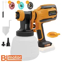 VONFORN Brushless Cordless Paint Sprayer for Dewalt 20V Battery,  3 Nozzles, 1000ml/min Flow Rate & 1200ML Electric Paint Gun for Furniture, Walls,toolupgrade