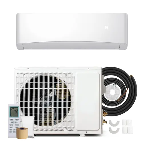 12000BTU Mini Split Air Conditioner & Heater With AHRI Certified, 17 SEER2  Inverter System, Covers Up to 750 Sq. Ft, Complete Installation Kit Included