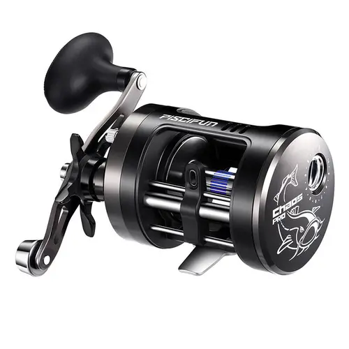Piscifun Chaos Pro Baitcasting Reel, Long Cast Reel with Magnetic Brake, 25lb Max Drag for Catfish & Heavy-Duty Fishing
