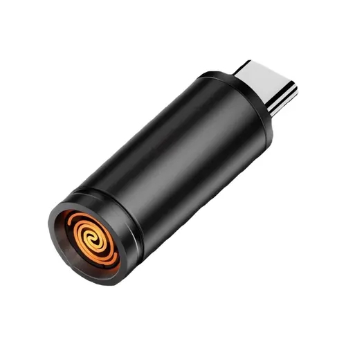 Rechargeable Type-C Silent Wireless Lighter, Travel-Size Compact Lighter with Quick Heat, Durable Daily Use, Auto-Off Safe Overheat Guard, Universal Android Accessory
