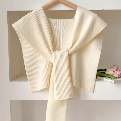 Solid Color Scarf, Casual Versatile Wrap Shawl for Women, Fashionable Accessories for Daily Wear, Trendy All-match & Exquisite Scarf for Birthday Gift