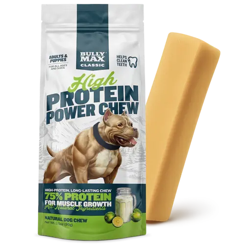 Bully Max Lime Power Chew Dog Treats - Gluten-Free, Universal, Long-Lasting Yak Milk Snacks for Dental Health, Muscle Boost, Microwave Puff Capability