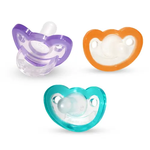 RaZbaby Jollypop Pacifier for Newborns & Up, USA Made, Natural Shaped Orthodontic Binky, Lovingly Shared in NICUs & Hospitals Worldwide, Medical-Grade 100% BPA-Free - 0-3 Months