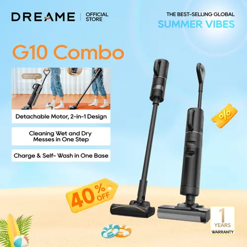 DREAME G10 Combo Lite Vacuum Mop, Wet Dry Vacuum Design for US Customers The Strongest Entry Level, All-in-One Floor Cleaner, Cordless Vacuum for Multi-Surface,,back to school,back to school haul