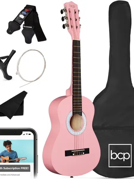 Best Choice Products 38in Beginner Acoustic Guitar Starter Kit w/ Gig Bag, Strap, Strings