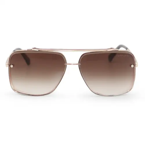 Smaller Bella - Coffee - Tangle-Free Aviator Sunglasses - Certified Shatter-Resistant Lenses - UV400 Protection - For Women & Men