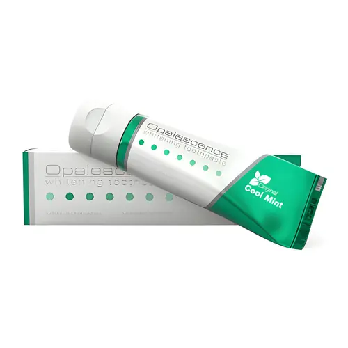 Opalescence Tooth Whitening Toothpaste, Fluoride-Infused, Mint Flavor, 1 oz Travel Size Gentle Oral Hygiene Dental Care Product