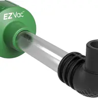 AC Drain Line Cleaner Adapter - HVAC to PVC Drain Unclogging Tool, Black Elbow, Universal Fit, DIY-Friendly for DIY Home Projects, Clog Evacuation, Save on Service for Plumbing & HVAC Maintenance