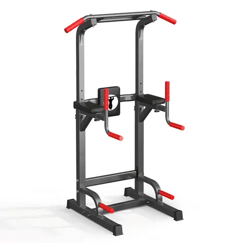 Dland 500LB Power Tower – 10-Level Adjustable Pull Up Bar & Dip Station, 5-in-1 Strength Training Equipment for Home Gym, Heavy Duty Whole Body Workout, Beginner Friendly #TikTokShopStockUp