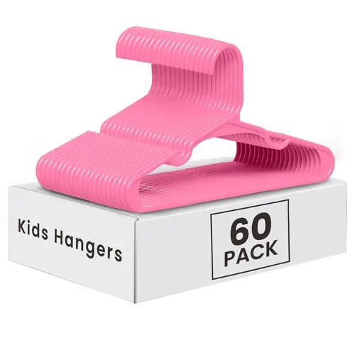 Utopia Home Kids Plastic Hangers - Home Organiser, Hanging Storage Hanger for Closet, Children’s & Infant Clothes Everyday Use