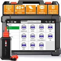 ANCEL X7HD 10'' Heavy Duty Truck Scanner Diesel Diagnostic Tool with Full System, Bidirectional Control, DPF, ECU Coding, 40+ Resets for Cummins Caterpillar Volvo Paccar Detroit,car accessories toolupgrade