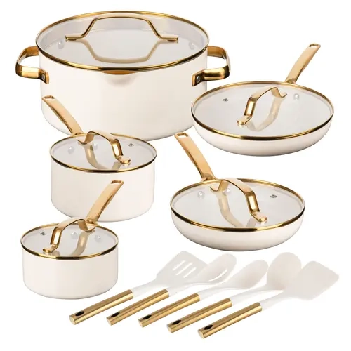 Gotham Steel Modern Collection 15-Piece Ceramic Cookware Set