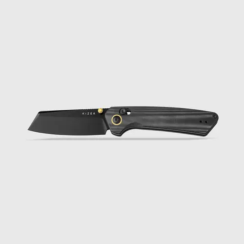 Kizer Madrac Nitro-V Blade V3693A1/ V3693A2, Portable Folding Camping Knife, Micarta Handle, EDC Multi-Function Tool Knife, Fruit Knife, Convenient Pocket Knife with Clutch Lock, Men's Gift