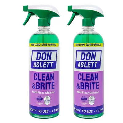 Don Aslett Clean & Brite Ready To Use Floor Cleaner - Set of 2